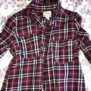 Maroon flannel